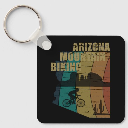 Arizona mountainbiken sleutelhanger (Voorkant)