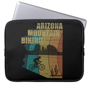 Arizona mountainbiken vintage laptop sleeve