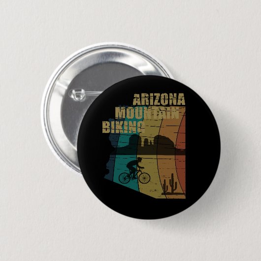 Arizona mountainbiking ronde button 5,7 cm (Voorkant /achterkant)
