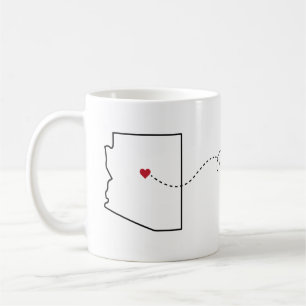 Arizona naar Californië - Heart2Heart Coffee-Mok Koffiemok