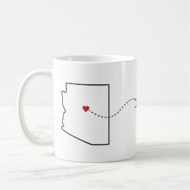 Arizona naar Iowa - Mok van Heart2Heart Coffee