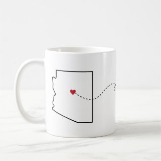 Arizona naar Kansas - Mok Heart2Heart Coffee