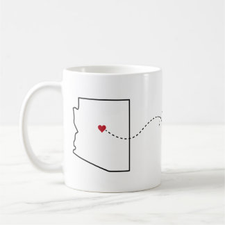 Arizona naar Louisiana - Mok van Heart2Heart Coffe
