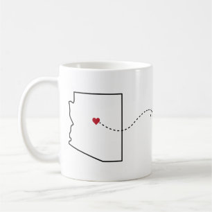 Arizona naar New Mexico - Heart2Heart Coffee Mok