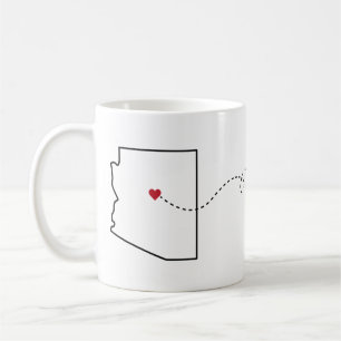 Arizona naar Oregon - Mok van Heart2Heart Coffee