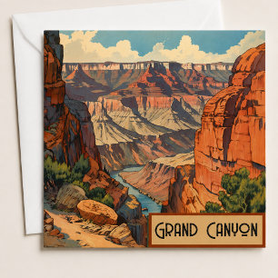 Arizona National Park Vakantie Plat Kaart