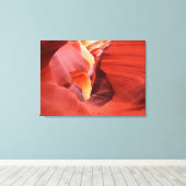 Arizona, Navajo Nation, Lower Antelope Canyon Canvas Afdruk (Insitu (Houten vloer))