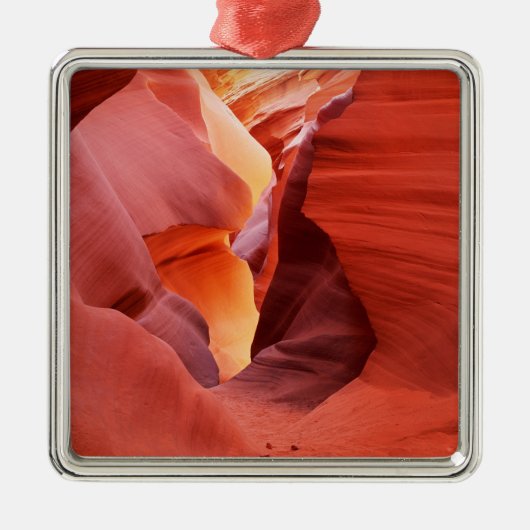 Arizona, Navajo Nation, Lower Antelope Canyon Metalen Ornament (Voorkant)