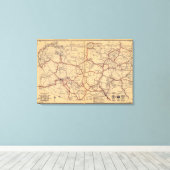 Arizona, New Mexico Canvas Afdruk (Insitu (Houten vloer))
