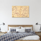 Arizona, New Mexico Canvas Afdruk (Insitu (Slaapkamer))
