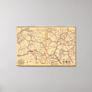 Arizona, New Mexico Canvas Afdruk