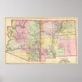 Arizona, New Mexico Poster (Voorkant)