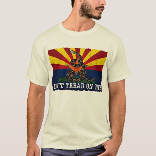 Arizona: Niet op mij lezen () T-shirt (Voorkant)