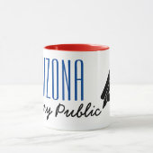 Arizona Notary Public Poised Pen Mok (Midden)