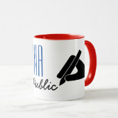 Arizona Notary Public Poised Pen Mok (Voorkant rechts)