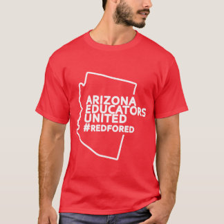 Arizona opvoeders verenigde leerkrachten staken ro t-shirt