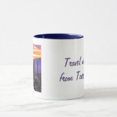 Arizona Outline Personalized Photo Travel Souvenir Mok (Midden)