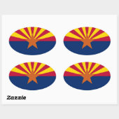 Arizona Ovale Sticker (Vel)