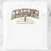Arizona Ovale Sticker (Tas)
