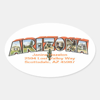 Arizona Ovale Sticker