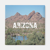 Arizona Papago Park Phoenix - zuidwest landschap Magneet (Voorkant)