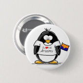 Arizona Penguin Ronde Button 5,7 Cm (Voorkant /achterkant)