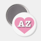 Arizona Pink Heart - Ik hou van AZ Magneet (Voorkant / Achterkant)