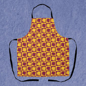 Arizona Pop Art Checkerboard Maroon Gold Schort