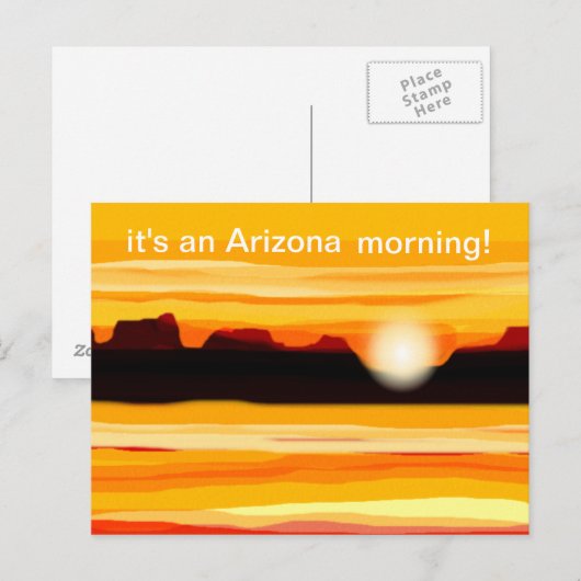 Arizona-postkaart Briefkaart (Voorkant / Achterkant)