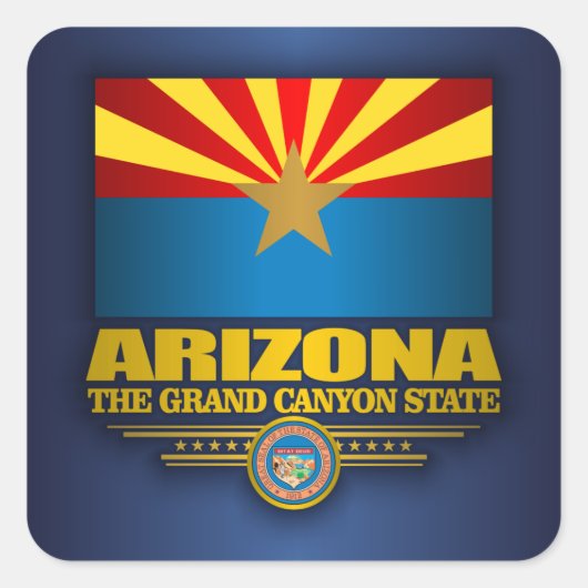Arizona Pride Vierkante Sticker (Voorkant)
