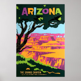 Arizona Print Grand Canyon Kunst Reisposter