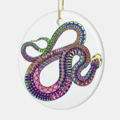 Arizona Rattelslang Keramisch Ornament (Links)