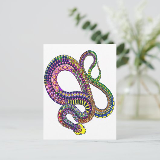 Arizona Rattler Briefkaart (Staand voorkant)