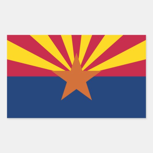Arizona Rechthoekige Sticker (Voorkant)