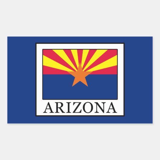 Arizona Rechthoekige Sticker (Voorkant)