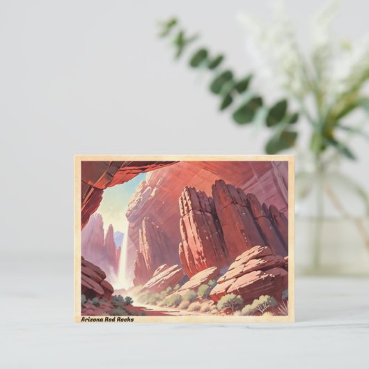 Arizona Red Rocks  Briefkaart (Staand voorkant)