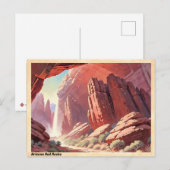 Arizona Red Rocks  Briefkaart (Voorkant / Achterkant)