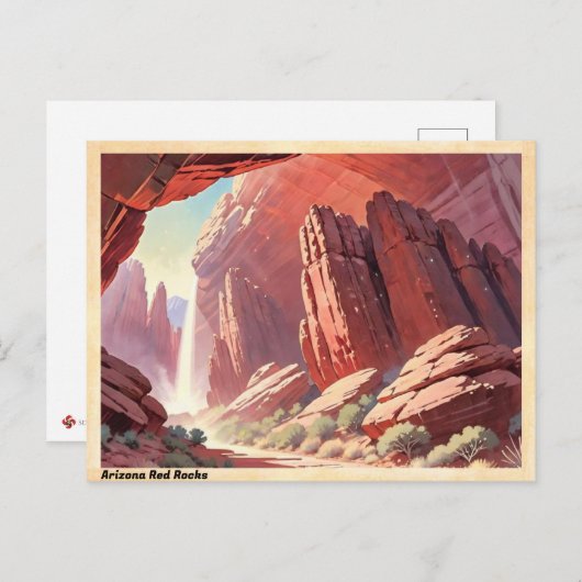 Arizona Red Rocks  Briefkaart (Voorkant / Achterkant)