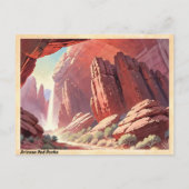 Arizona Red Rocks  Briefkaart (Voorkant)