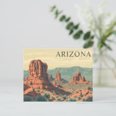  Arizona Red Rocks Travel Briefkaart (Staand voorkant)