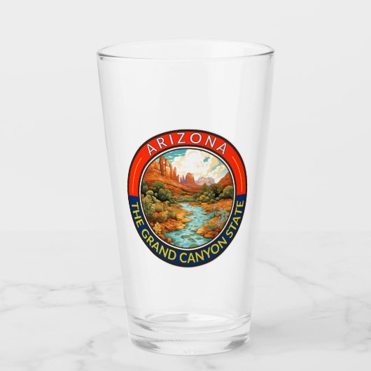 Arizona Reis Kunst Badge Glas (Voorkant)