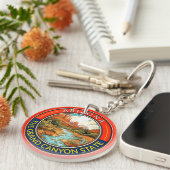 Arizona Reis Kunst Badge Sleutelhanger (Voorkant Rechts)