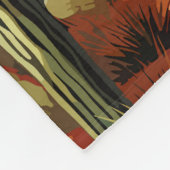 Arizona Reis Kunst Vintage Fleece Deken (Hoek)