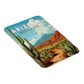 Arizona Reis Kunst Vintage Magneet (Rechterzijde)