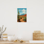 Arizona Reis Kunst Vintage Poster (Keuken)