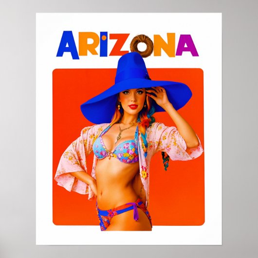 Arizona Reisposter Poster (Voorkant)
