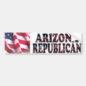 Arizona Republican Bumpersticker (Voorkant)