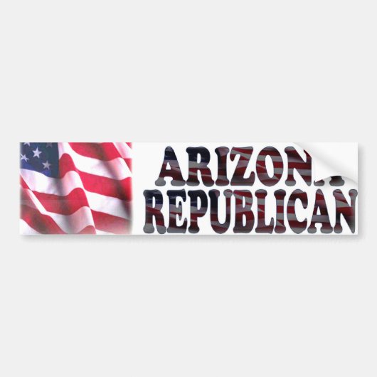 Arizona Republican Bumpersticker (Voorkant)
