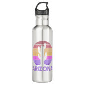 Arizona -  Retro Cactus Souvenir Waterfles (Voorkant)