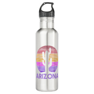 Arizona -  Retro Cactus Souvenir Waterfles